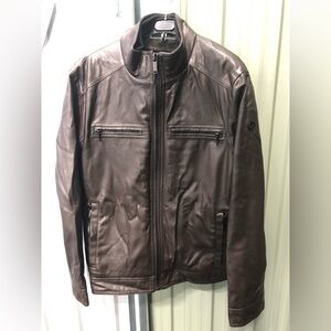 Calvin Klein vegan  chic moto jacket size large